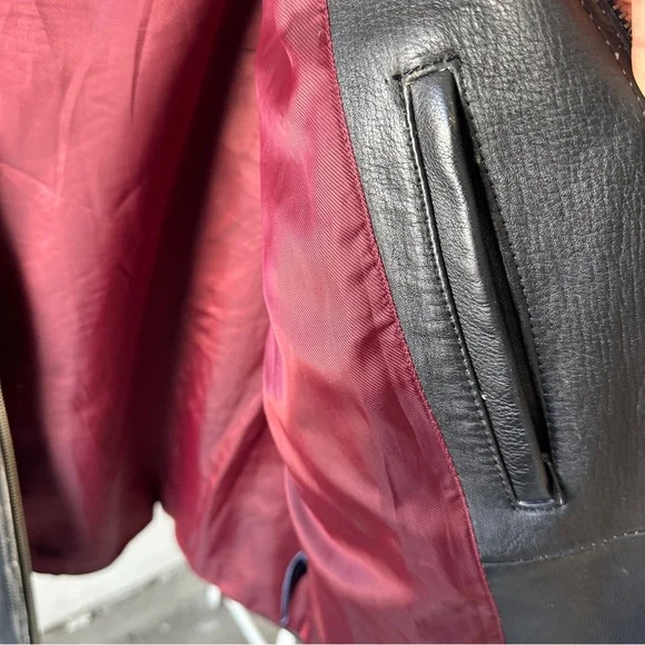 Affliction Limited Edition Buckle Leather Jacket - Picture 12 of 12